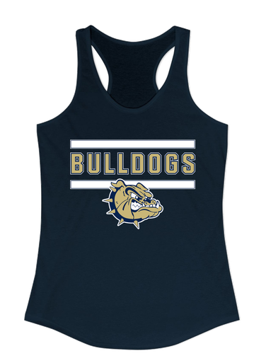 C.D. Hylton Bulldogs Mascot #5 Women's Tank Top
