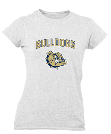 C.D. Hylton Bulldogs Mascot #6 Women's Premium SS T-Shirt