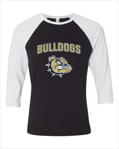 C.D. Hylton Bulldogs Mascot #6 Women's Baseball T-Shirt