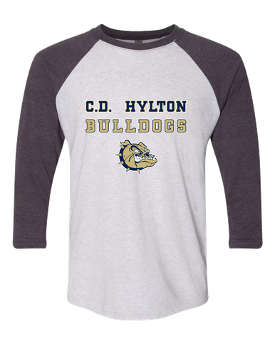 C.D. Hylton Bulldogs Spirit Women's Baseball T-Shirt
