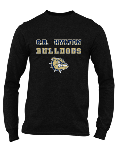 C.D. Hylton Bulldogs Spirit Men's Premium LS T-Shirt