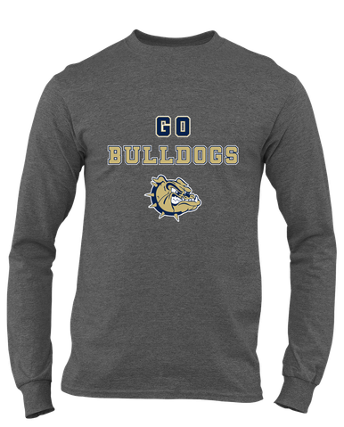 C.D. Hylton Bulldogs Go Team Men's Premium LS T-Shirt