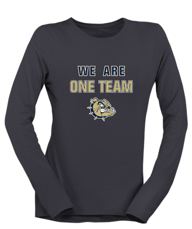 C.D. Hylton Bulldogs We Are One Team Women's LS T-Shirt