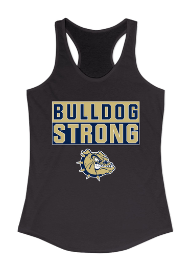 C.D. Hylton Bulldogs Strong #1 Women's Tank Top