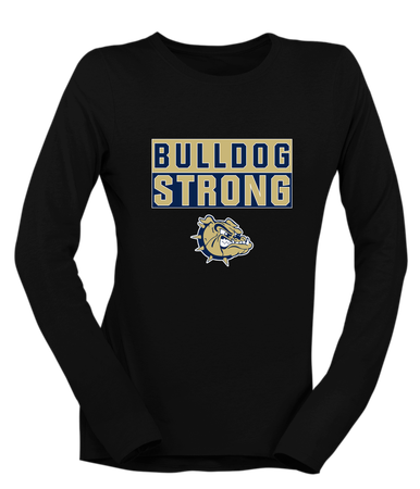 C.D. Hylton Bulldogs Strong #1 Women's Premium LS T-Shirt