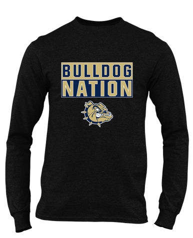 C.D. Hylton Bulldogs Nation #1 Men's Premium LS T-Shirt