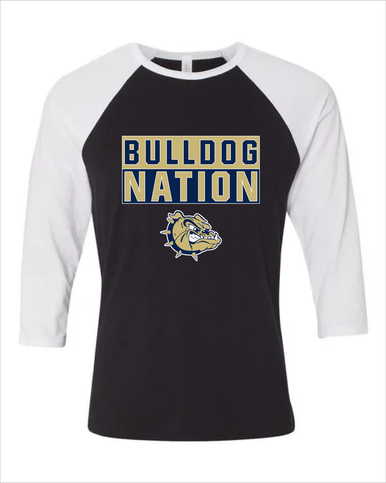 C.D. Hylton Bulldogs Nation #1 Men's Baseball T-Shirt