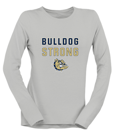 C.D. Hylton Bulldogs Strong #2 Women's Premium LS T-Shirt