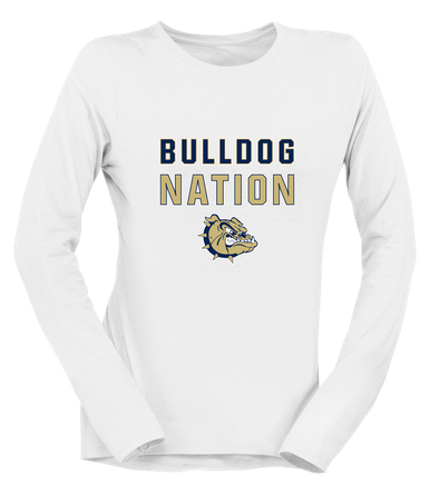 C.D. Hylton Bulldogs Nation #2 Women's Premium LS T-Shirt