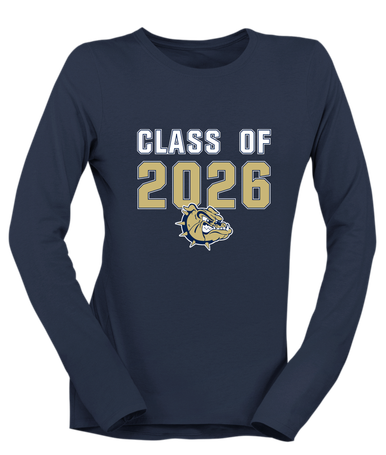 C.D. Hylton Bulldogs Class of 2026 Women's Premium LS T-Shirt