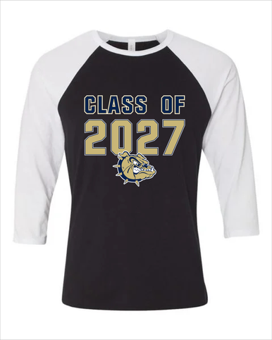 C.D. Hylton Bulldogs Class of 2027 Women's Baseball T-Shirt