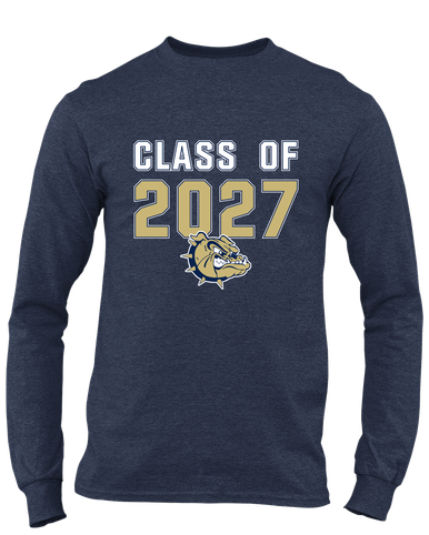 C.D. Hylton Bulldogs Class of 2027 Men's Premium LS T-Shirt