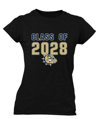 C.D. Hylton Bulldogs Class of 2028 Women's SS T-Shirt
