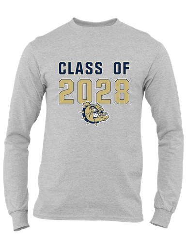 C.D. Hylton Bulldogs Class of 2028 Men's LS T-Shirt