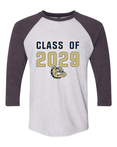 C.D. Hylton Bulldogs Class of 2029 Men's Baseball T-Shirt