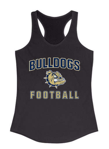 C.D. Hylton Bulldogs Football #1 Women's Tank Top