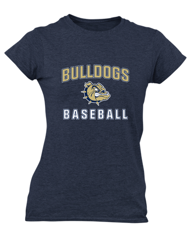 C.D. Hylton Bulldogs Baseball #1 Women's SS T-Shirt
