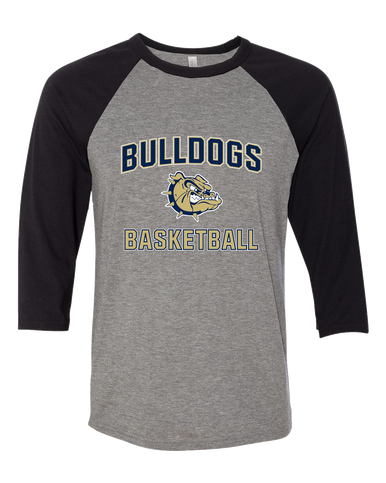 C.D. Hylton Bulldogs Basketball #1 Men's Baseball T-Shirt