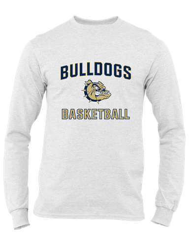C.D. Hylton Bulldogs Basketball #1 Men's LS T-Shirt