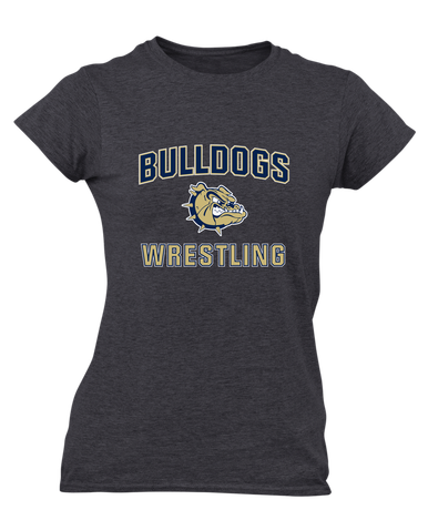C.D. Hylton Bulldogs Wrestling Women's Premium SS T-Shirt