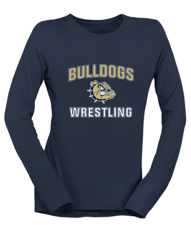 C.D. Hylton Bulldogs Wrestling Women's Premium LS T-Shirt