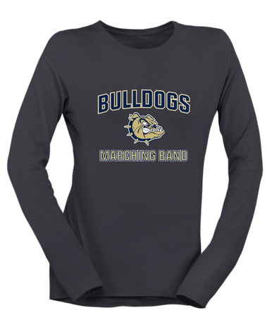 C.D. Hylton Bulldogs Marching Band Women's Premium LS T-Shirt