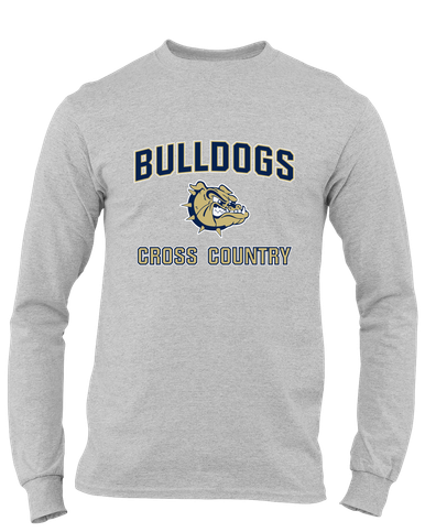 C.D. Hylton Bulldogs Cross Country Men's LS T-Shirt