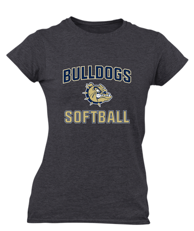 C.D. Hylton Bulldogs Softball #1 Women's SS T-Shirt