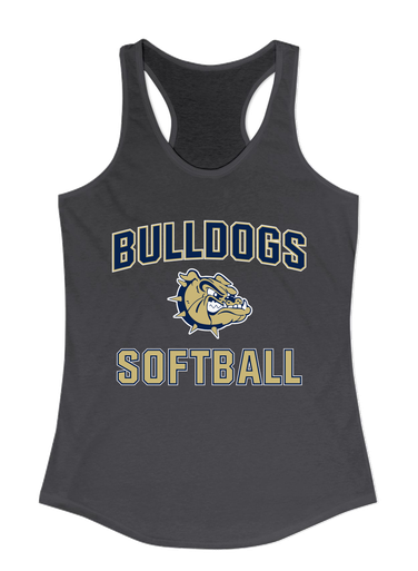 C.D. Hylton Bulldogs Softball #1 Women's Tank Top
