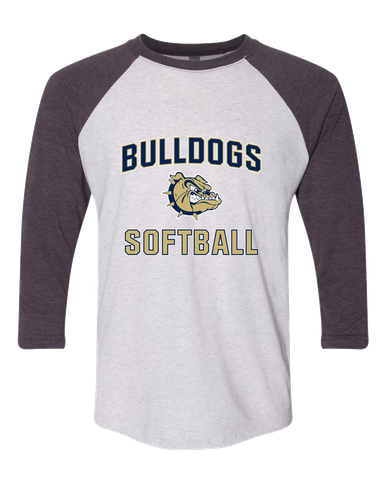C.D. Hylton Bulldogs Softball #1 Women's Baseball T-Shirt