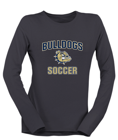 C.D. Hylton Bulldogs Soccer #1 Women's LS T-Shirt