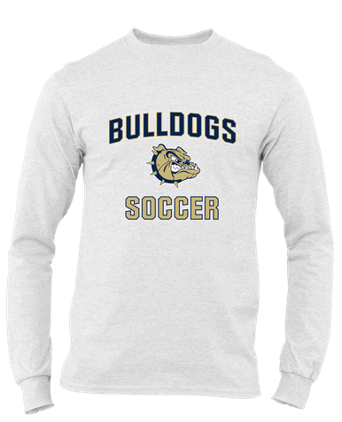 C.D. Hylton Bulldogs Soccer #1 Men's LS T-Shirt