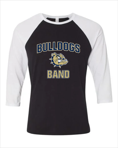 C.D. Hylton Bulldogs Band # 1 Women's Baseball T-Shirt
