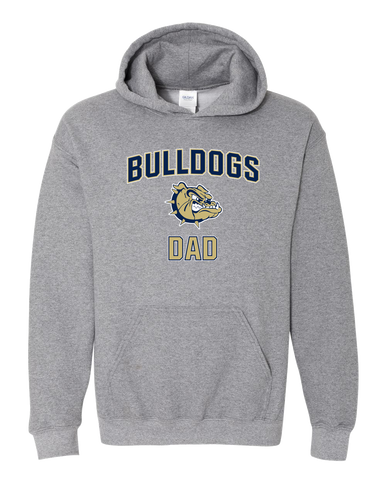 C.D. Hylton Bulldogs Dad Men's Hoodie
