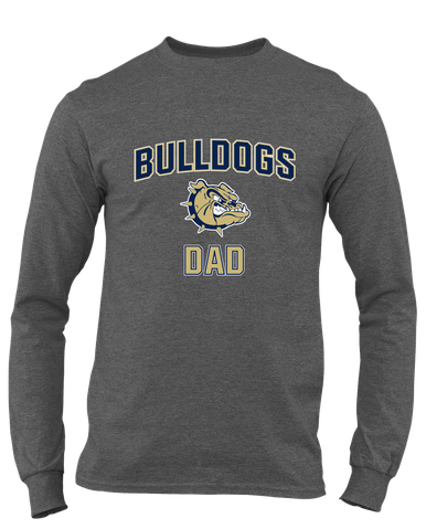 C.D. Hylton Bulldogs Dad Men's LS T-Shirt