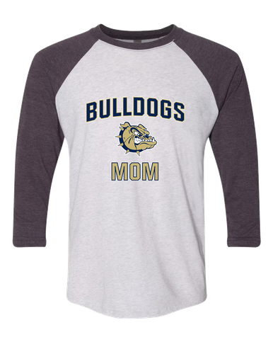 C.D. Hylton Bulldogs Mom Women's Baseball T-Shirt