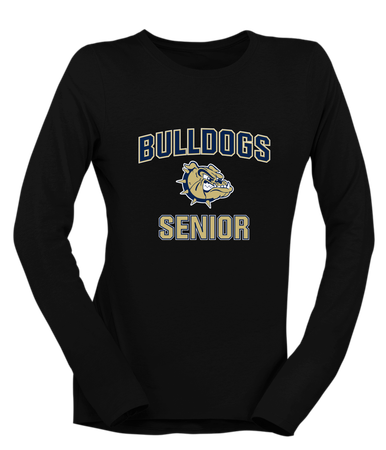 C.D. Hylton Bulldogs Senior #1 Women's LS T-Shirt