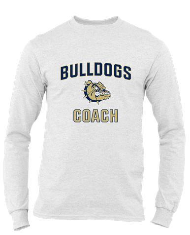 C.D. Hylton Bulldogs Coach Men's LS T-Shirt