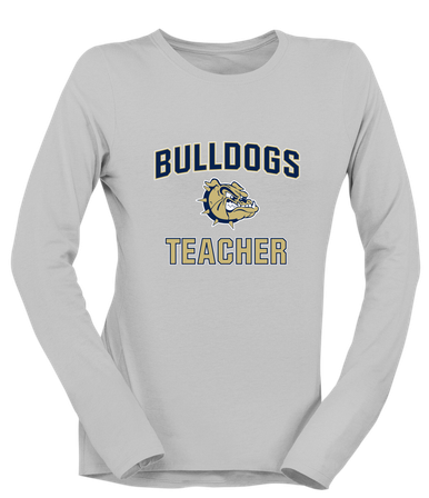 C.D. Hylton Bulldogs Teacher Women's LS T-Shirt