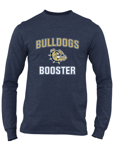 C.D. Hylton Bulldogs Booster Men's LS T-Shirt