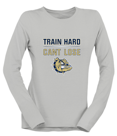 C.D. Hylton Bulldogs Train Hard, Can't Lose Women's Premium LS T-Shirt