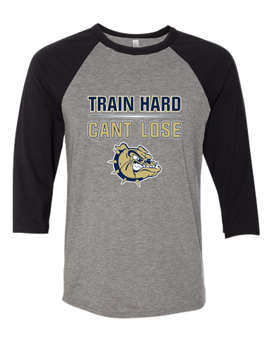 C.D. Hylton Bulldogs Train Hard, Can't Lose Women's Baseball T-Shirt