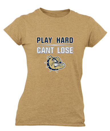 C.D. Hylton Bulldogs Play Hard, Can't Lose Women's Premium SS T-Shirt