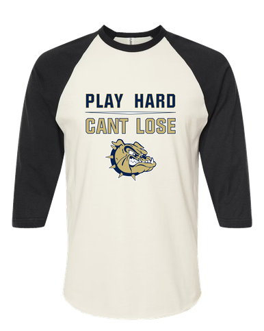 C.D. Hylton Bulldogs Play Hard, Can't Lose Women's Baseball T-Shirt