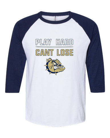 C.D. Hylton Bulldogs Play Hard, Can't Lose Men's Baseball T-Shirt