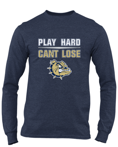 C.D. Hylton Bulldogs Play Hard, Can't Lose Men's Premium LS T-Shirt