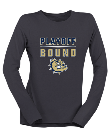 C.D. Hylton Bulldogs Playoff Bound Women's LS T-Shirt