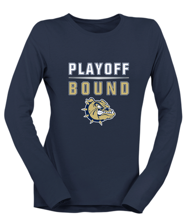 C.D. Hylton Bulldogs Playoff Bound Women's Premium LS T-Shirt