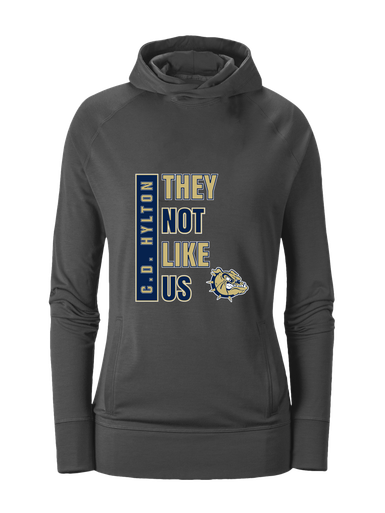 C.D. Hylton Bulldogs They Not Like Us #1 Women's Hoodie