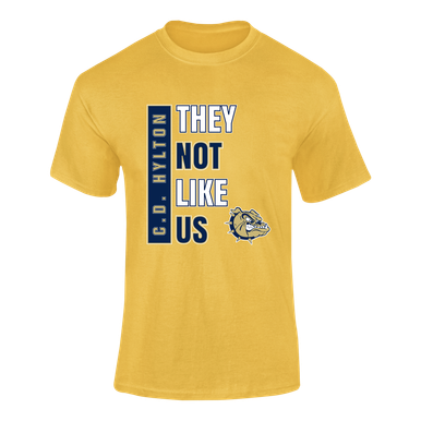 C.D. Hylton Bulldogs They Not Like Us #1 Men's SS T-Shirt